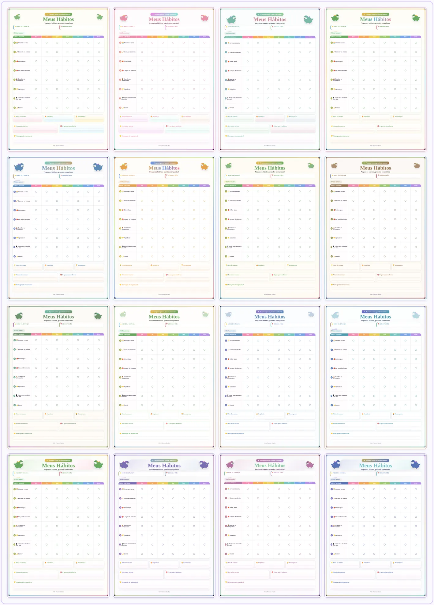 Exemplo de Modelo de Planner