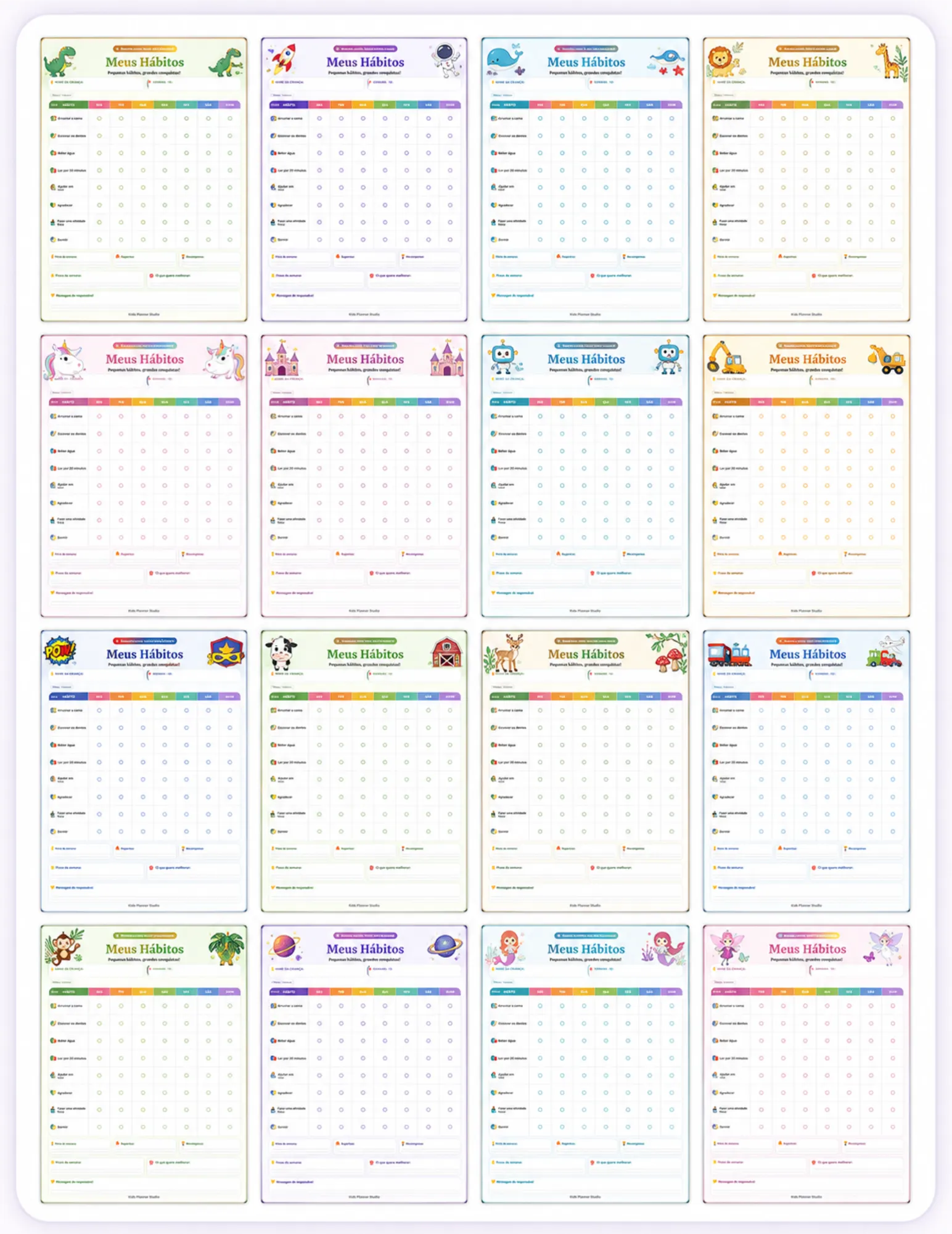 Exemplo de Modelo de Planner
